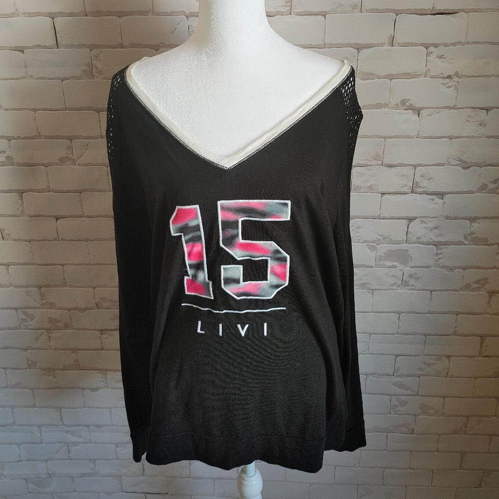 Livi Active Mesh sleeve/back active top sz 18/20